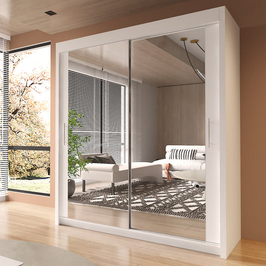 Chicago MODERN 2&3 Sliding Doors Wardrobe available in   90cm/100cm/120cm/150cm/180cm/203cm/250cm